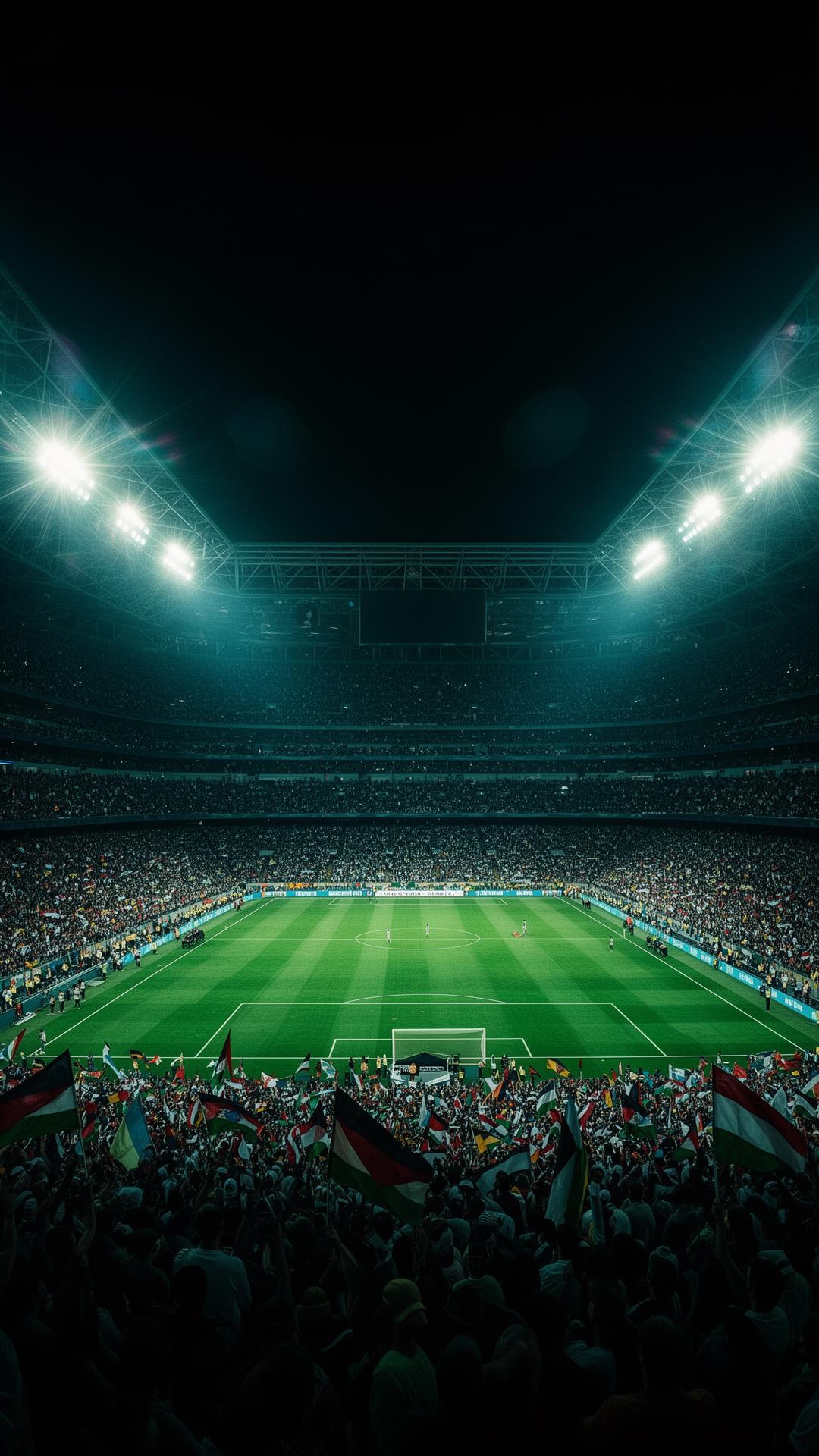 Stadium at night